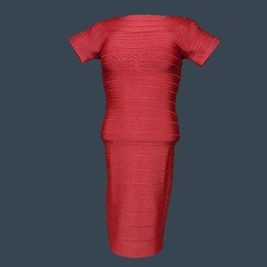 Phistic Samantha Women's Red Knit Dress Size S